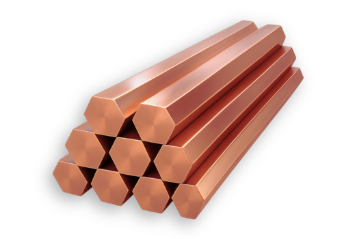 barra sextavada de cobre qualy copper