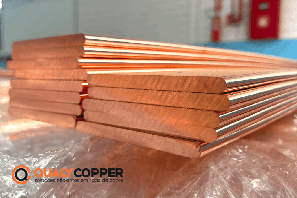 barramento de cobre eletrolítico