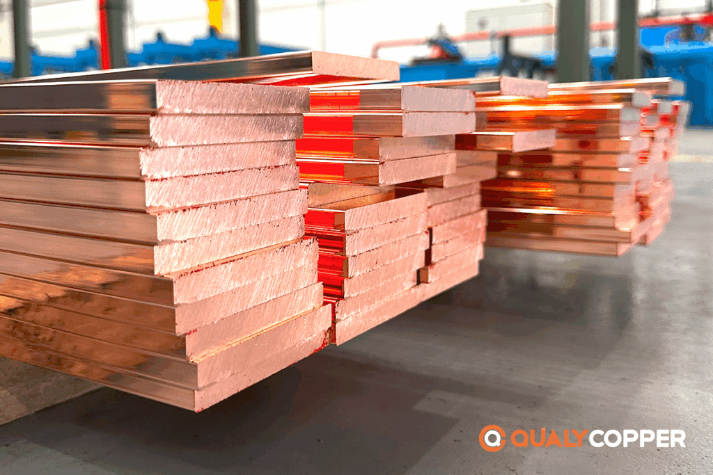 barras e barramentos de cobre puro